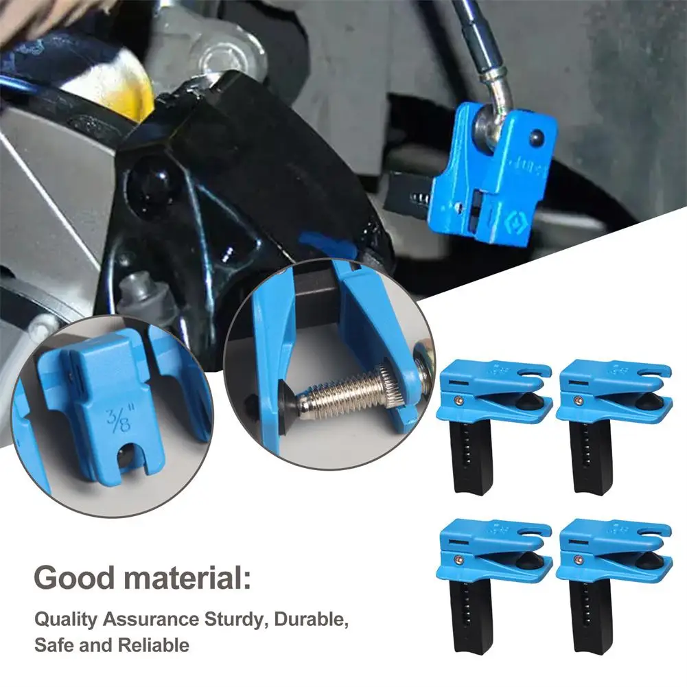 Car Brake Oil Pipe Plug Automotive Brake Nozzle Clamp Tool Oil Tubing Prevent Clamp Spills Accessories Car Z4T5