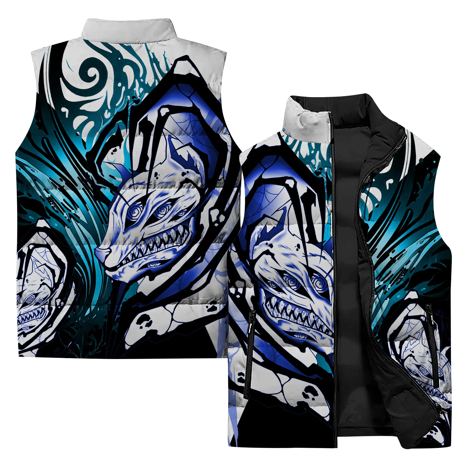 thumbnail image 1 of Chaquetas de hombre con diseño de mariposa, chalecos de invierno para hombre, chalecos con diseño de conejo para hombre, chalecos con calefacción de águila para hombre, abrigos cálidos, modernos y dur, 1 of 5