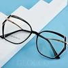 Anti Blue Light Metal Polygons Square Reading Glasses For Ladies Retro Luxury Oversized Eyeglasses Magnifying Presbyopic Eyewear 4