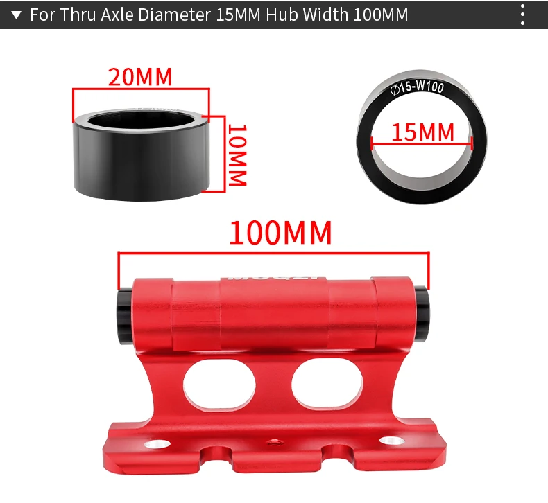 Description Picture 5 of itemMUQZI Bike Car Carry Mount Rack MTB Road Bicycle Quick Release Thru Axle Carrier Fork Mount Car Roof Rack Bracket