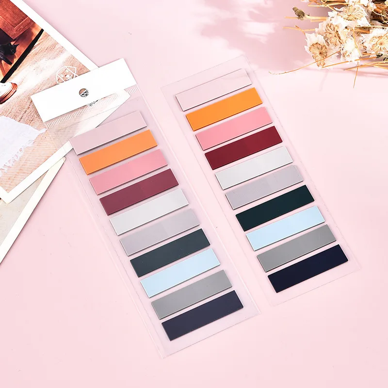 200 יחידות מדבקות תוויות עצמיות בגודל קטן בצבע אינדקס מורנדי בסגנון ins מדבקות שמות תלמידים מדבקות רהיטי משרד מדבקת פתקים