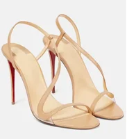 Black one-piece high-heeled shoes for women's new summer sexy snake shaped open toe comfortable slim heel high-heeled sandals - Image 3