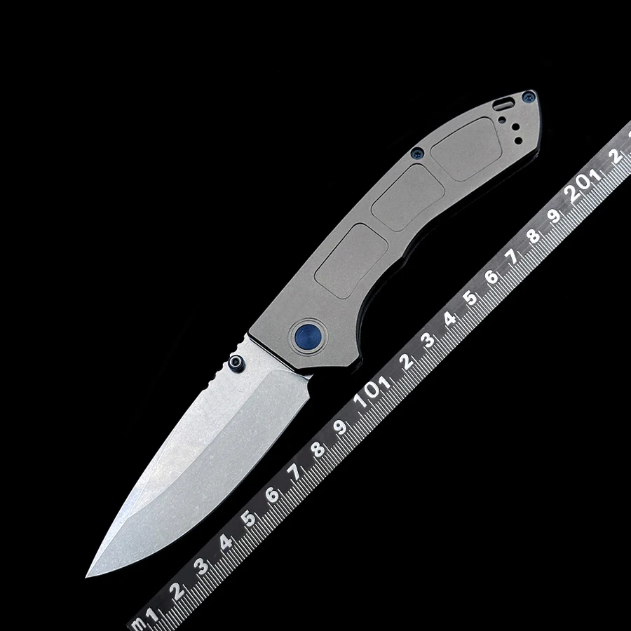 

NEW version BM 748 Narrows AXIS Folding Knife 3.43 "M390 Blade aluminum Handles Outdoor Camping Hunting Pocket EDC Tool Knife