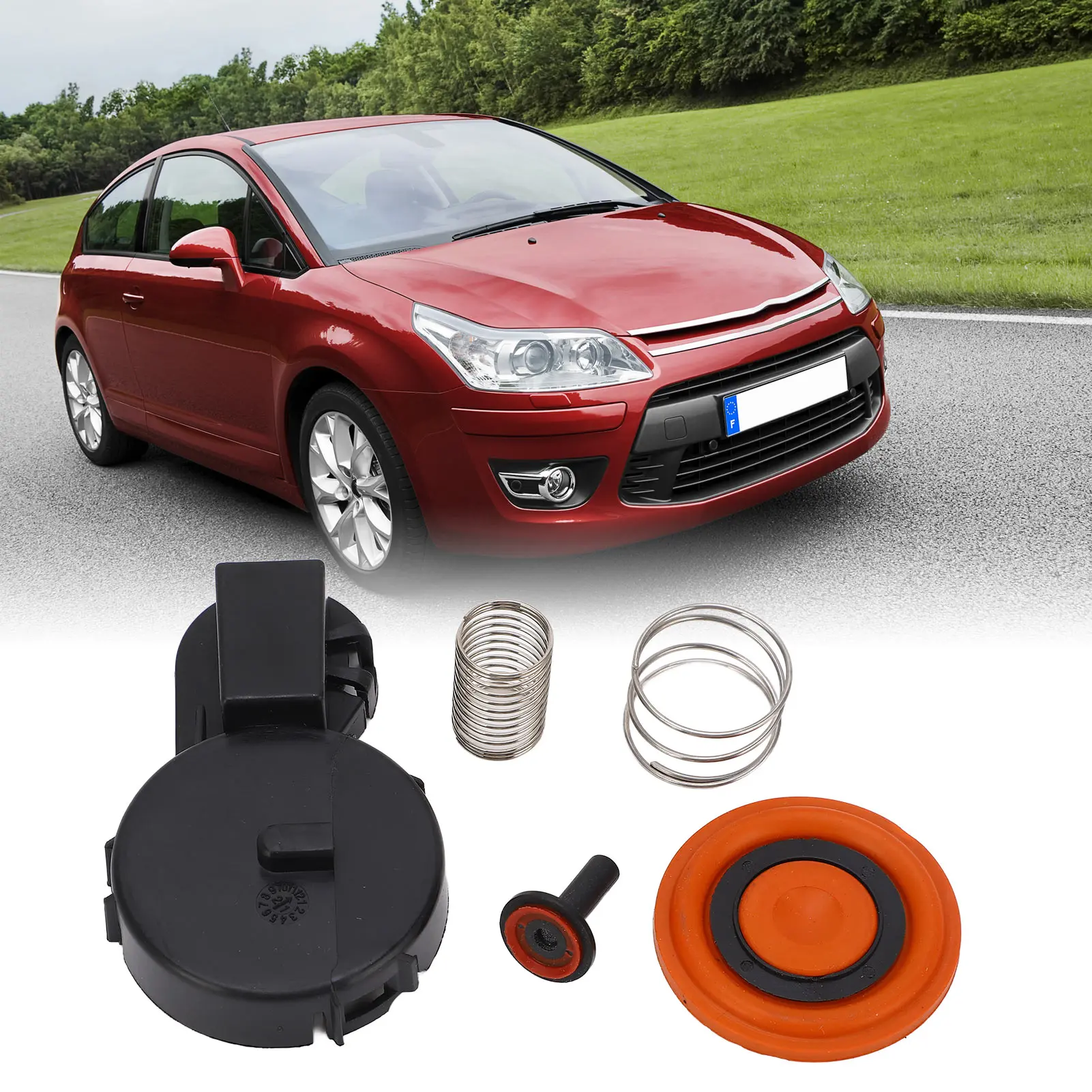 Car PCV Valve Cover Kit With Membrane 9688939180 Replacement For Citroen C4 DS3 DS5 B78 M3 M4 JUMPY III 5pcs vvt valve solenoid,pcv valve grommet seal