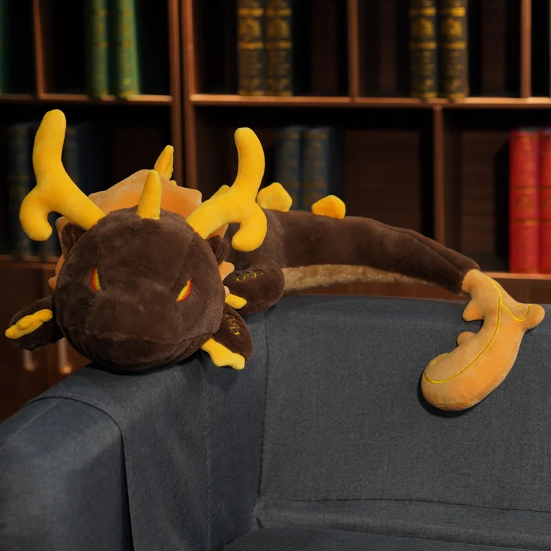

38CM U-Shaped Dragon Lunch Plush Toy Pillow Neck Pillow Soft And Cotton Filled Monster Doll Life Gift For Relatives And Friends