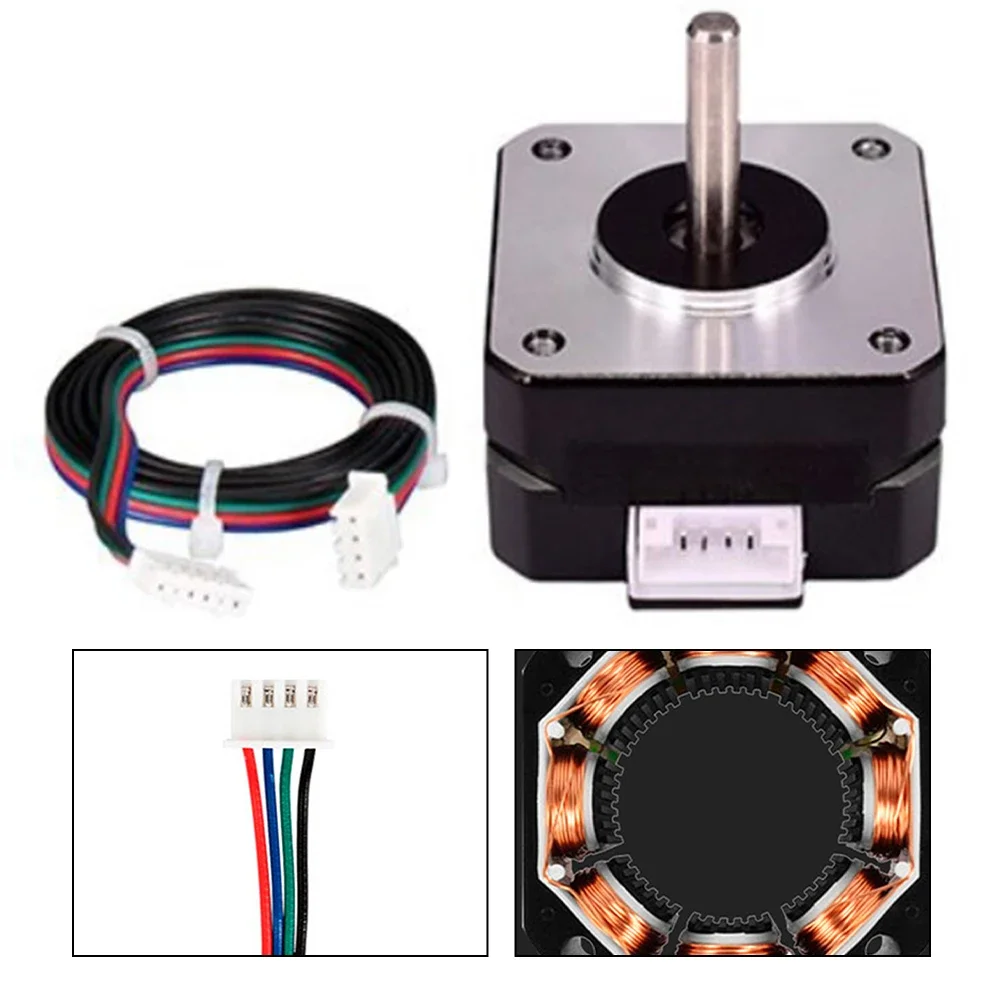 Nema 17 Pancake Stepper Motor 1A with Advanced Technology for 3D Printer Applications and Seamless Integration