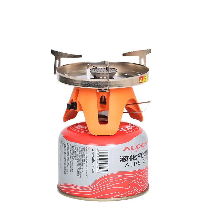 Portable Metal Camp Stove Travel Outdoor Camping Manual Stove Stainless Steel and Aluminium with Butane and Propane Fuel Options