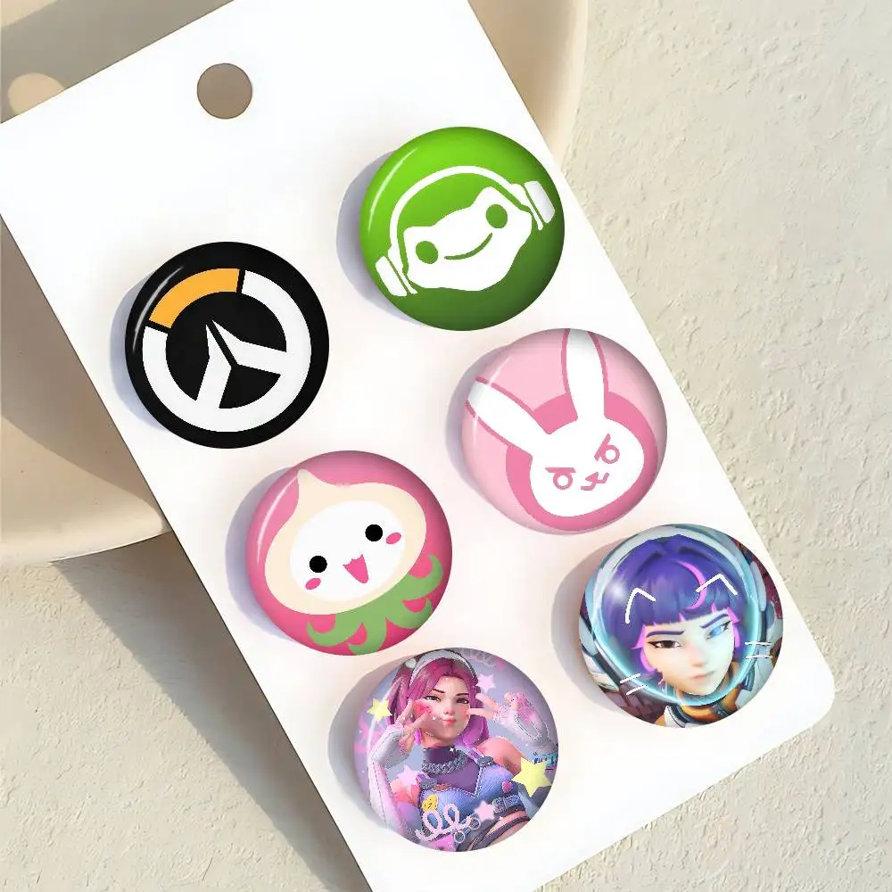 Handmade Overwatch Button Pin Brooch - Cartoon Badge