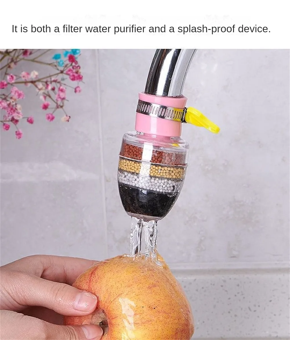 Description Picture 5 of itemShowerheads Faucet Water Filter Household Retractable Rotatable Splash-proof Small Shower Water Filter Ordinary Faucet Universal