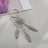 Dreamcatcher Metal Feather Dream Catcher Key Chain Keyring Women Vintage Charm Fashion Bohemian Indian Style Keychain New 2