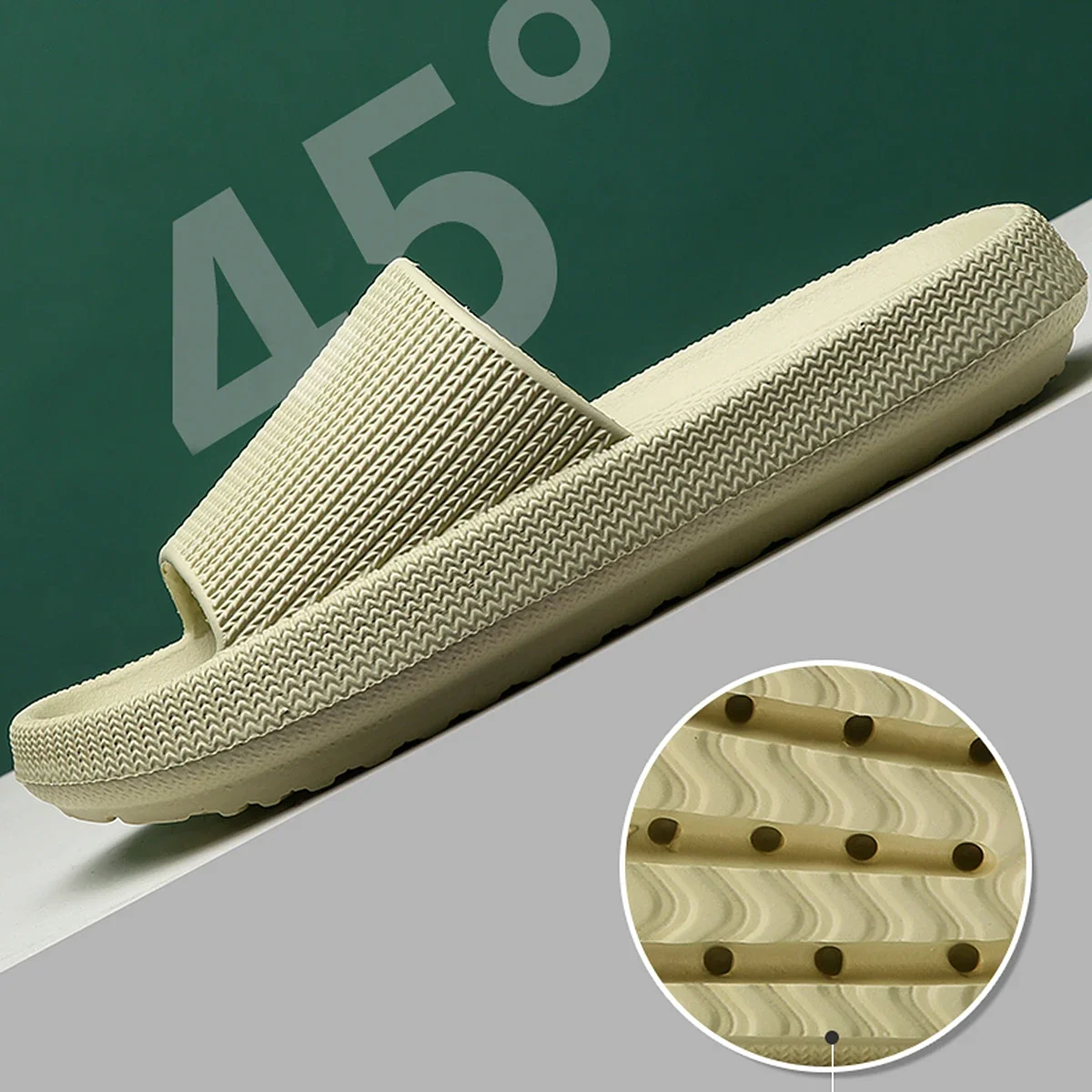 Step on the Sense of Shit Slippers Summer Home Wear Soft-soled Non-slip Shoes Eva Simple MEN'S Slippers luxury sandals