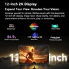 2025 New Blackview MEGA 2 Tablets 12 inch 2K Display 12GB 256GB Android 15 Octa-core 9000mAh Widevine L1 Pad PC 4