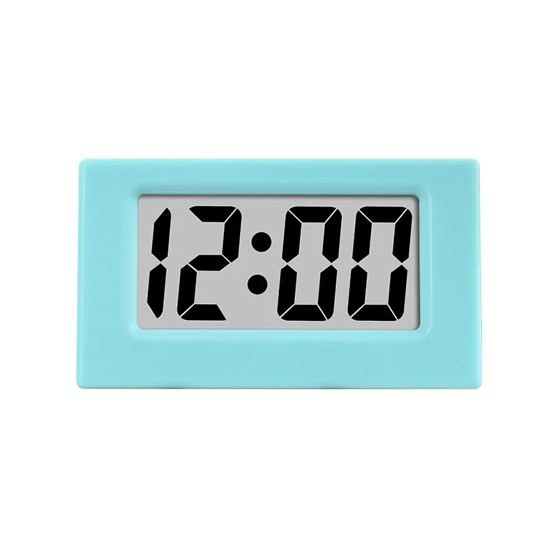 Portable Mini LCD Desk Clock with Date and 12-Hour Display
