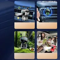 High Quality Auto-Spray&Car Decor Smart Rechargeable Car Air Freshener Automatic Aromatherapy Diffuser with Robotic Design 5