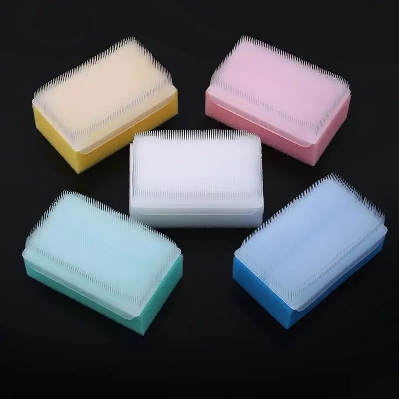 New Baby Infant Soft Silicone Bath Brush Spiky Sensory Theraphy Skin Cleaning Tool Newborn Comfortable