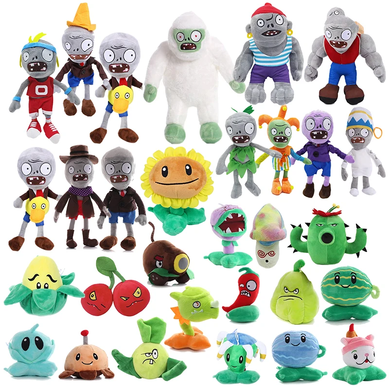 Adorable Plants vs Zombies Plush Toy Collection - Perfect Kids' Christmas Gift
