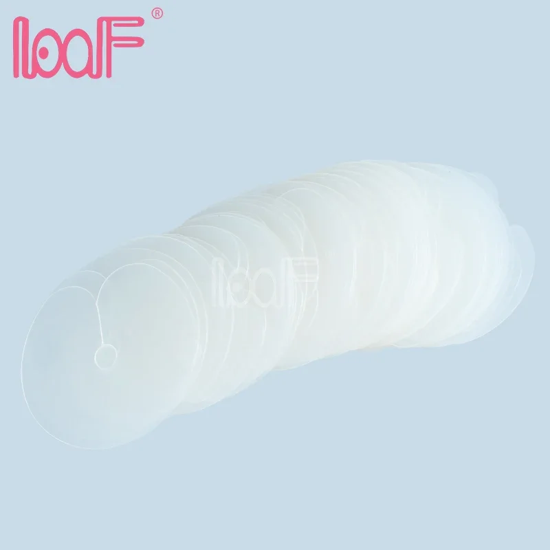 LOOF 1000pcs Translucent Insulation Sheet Heat Shields Scalp Protector for Keratin Prebond Hair Extension Connecting