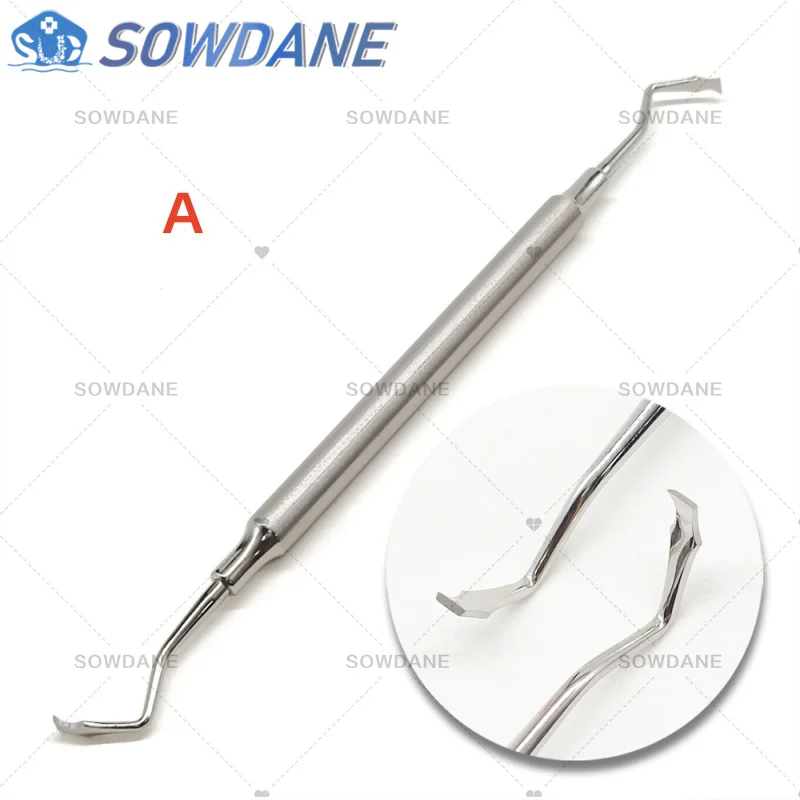 Outil d'instrument d'implant dentaire en acier inoxydable, ciseau dentaire Ochsenbein, couteau à os, greffage fendu, outil de chirurgie buccale