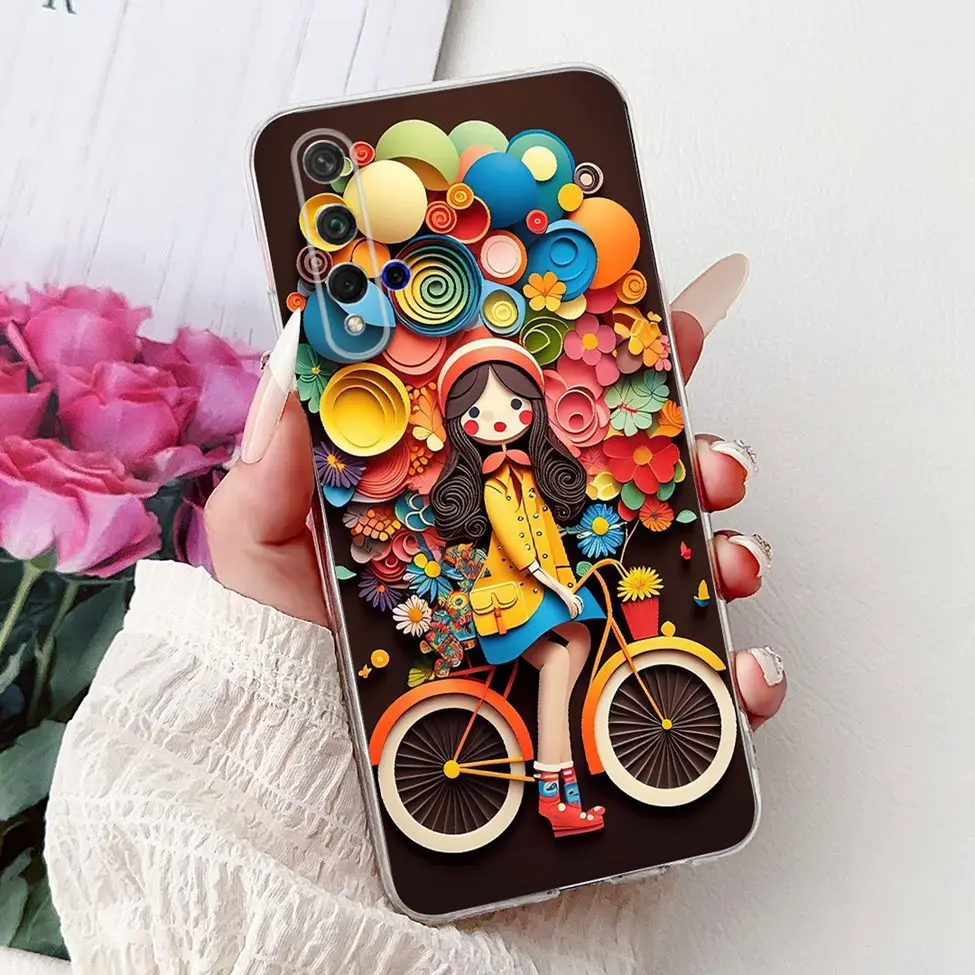 Cute Cat & Floral Design Phone Case for Huawei Honor 20/Nova 5T