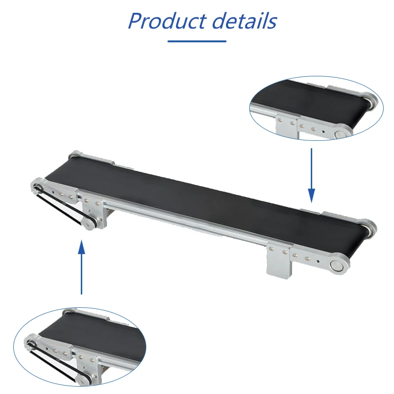 60CM MINI Conveyor Belt Aluminum Alloy TIJ Printer Adjustable Speed Assembly Lin