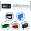 Li-ion Lifepo4 acid Battery Capacity 12V 24V 36V 48V 60V 72 Display LCD Voltmeter Temperature Meter Tester JS-C35 3