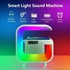 Multifunction Wireless Charger Stand Bluetooth 5.0 Speaker FM TF RGB Night Light Fast Charging Station for iPhone Samsung Xiaomi 2