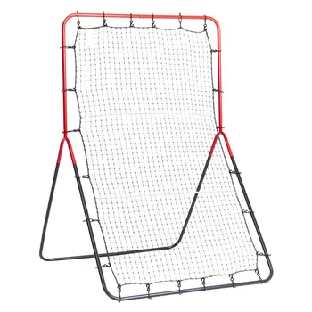 3x4.5 ft PitchBack 3-Way Trainer Baseball And Softball Rebounder Net 1