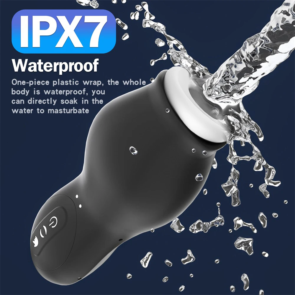 Masturbator for Men Automatic Sucking Male Machine Oral Vaginal Penis Vibrator Sex Toy for Men Masturbation Cup Blowjobs Machine Male Sex Toys Penis Masturbator