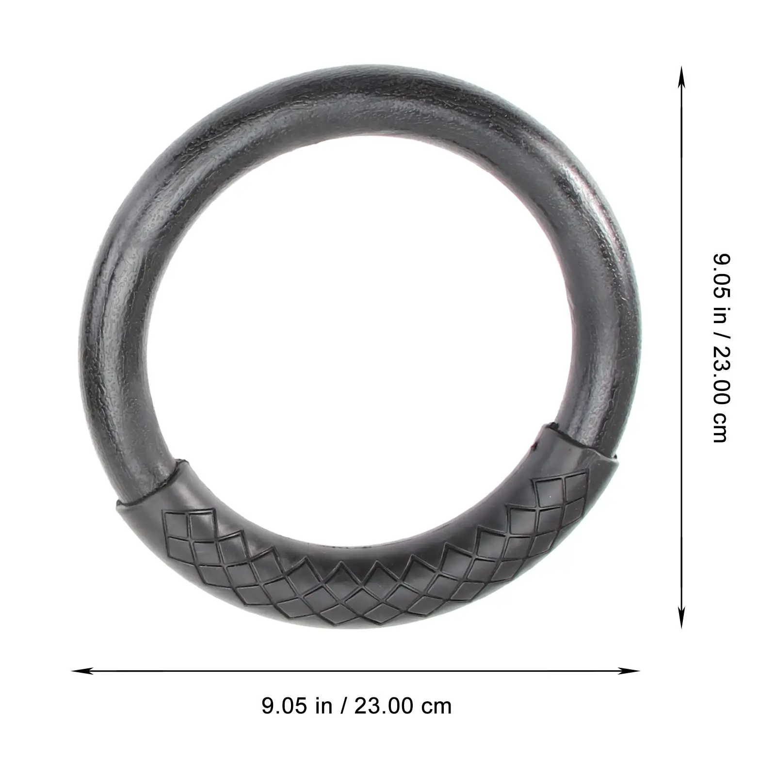 Gymnastic Rings Workout Equipment Exercise Rings for Home Calisthenics Full Body Training Fitness Accessories Black