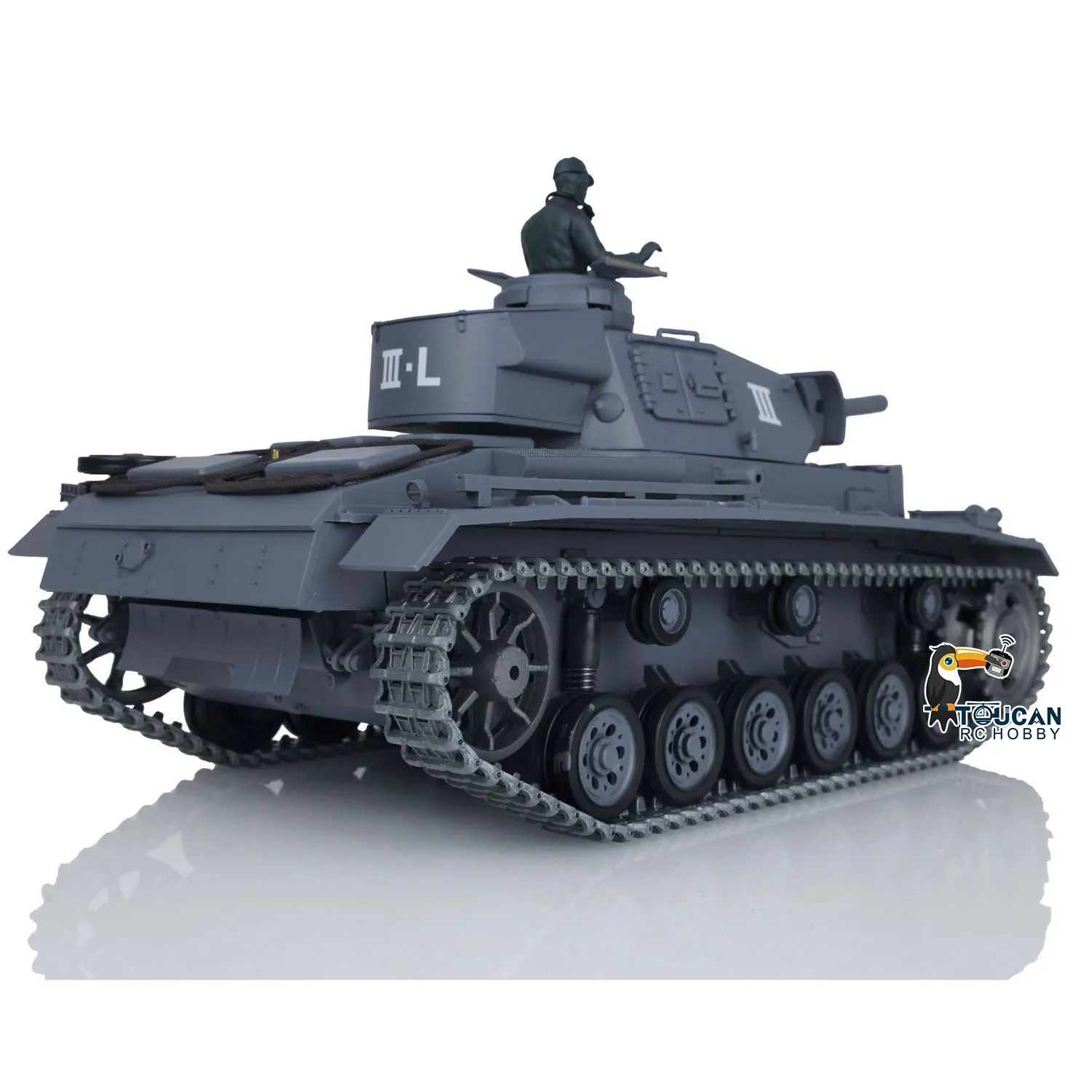 Char RC HengLong 1/16 Tigre I RTR avec Airsoft - Tank Robot Télécommandé