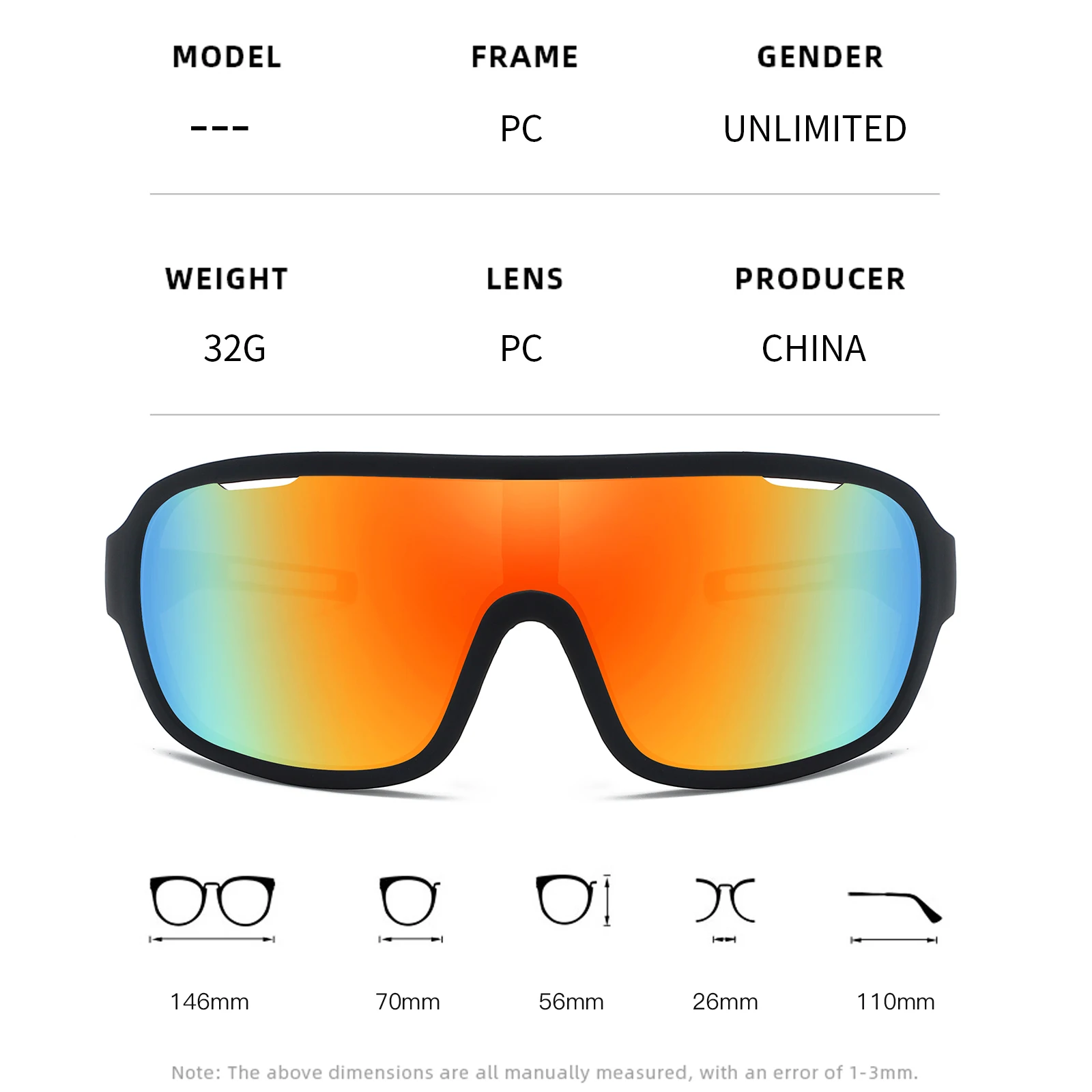Polarized Sunglasses VAGHOZZ Anti-UV outdoor sport bike Fishing Driving cycling Baseball Photochromic sunglasses Eyewear MTB Bike Bicycle Goggles