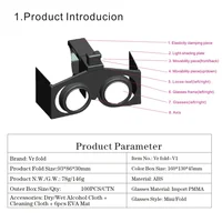 Plastic Virtual Reality Glasses Movies Games Virtual Reality VR Glasses Kits Foldable Virtual Reality VR Glasses for Android/iOS - Image 6