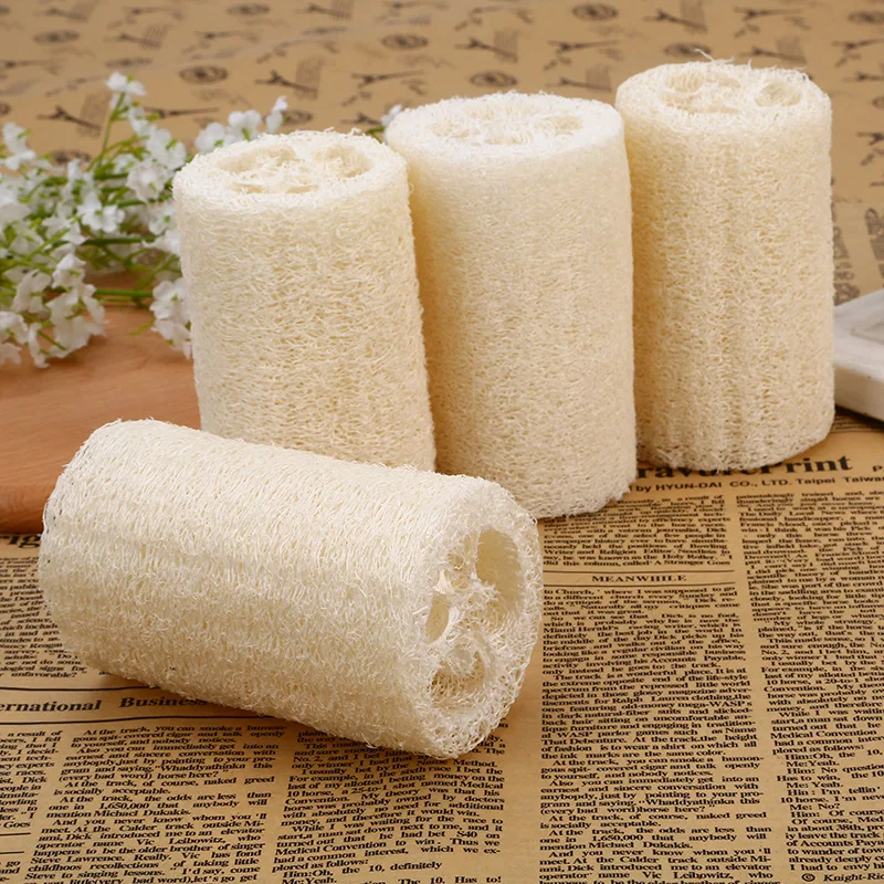 1 Pc Natural Loofah Gourd Sponge Bath Rub Dishes Cleaning Body Shower ...
