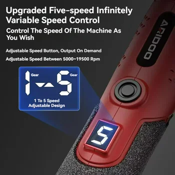 5000-20000r 4.2V Engraver Electric Drill Mini Grinder Engraving Pen Drilling Machine Cordless Rechargeable Micro Rotary Tool Kit 2