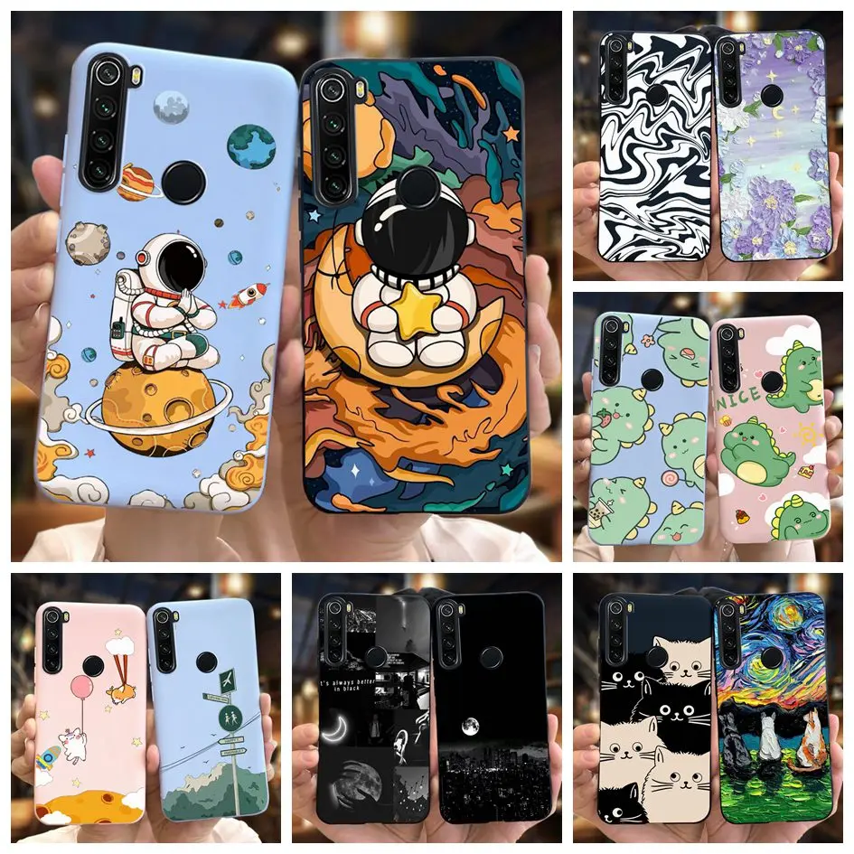 Per Redmi Note 8 Cover Per Xiaomi Redmi Note 8T Custodia Per Telefono Cute Astronaut Cover Posteriore In Silicone Morbido Per Redmi Note8 8T Coque