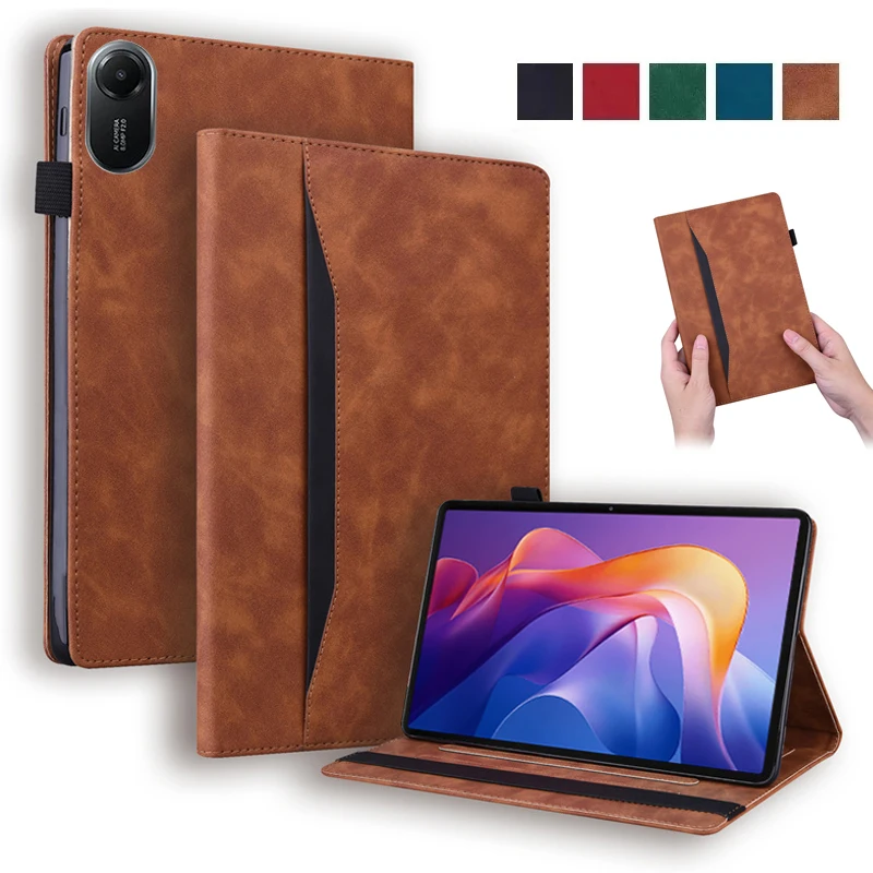 Luxury PU Leather Wallet Tablet Case Cover - 11-Inch Premium Edition