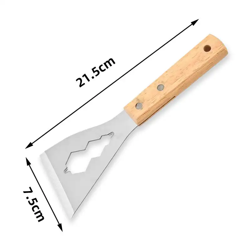 Japanese Style Dust Scraper Putty Knife Wall Covering Tool Decoration Multifunctional Shovel Putty Knife With Wooden Handle putty knife scraper wall scraper paint scraper
