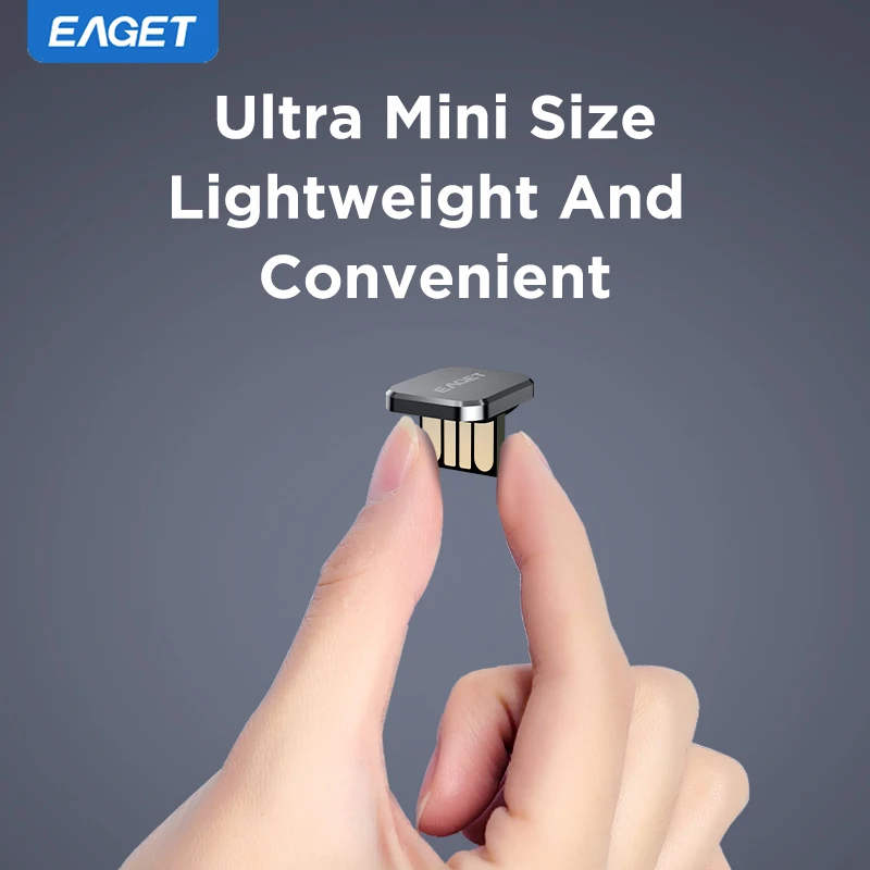 EAGET 8GB/16GB/32GB/64GB 미니 자동차 USB2.0 플래시 드라이브 - U8A, 아연 합금 소재, 플러그 앤 플레이, 스테인리스 스틸 선물 상자 포함