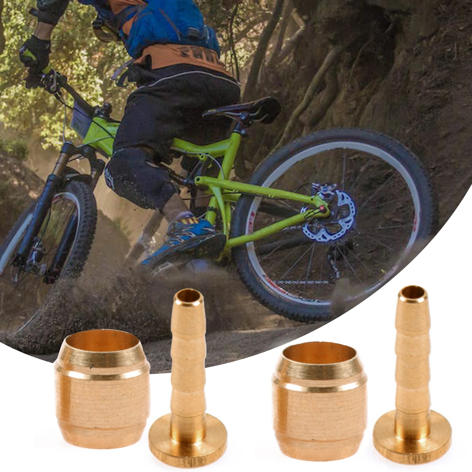 

Connector Oil Needle Portable Practical Replacement Accessories Copper For NUTT Hydraulic Brake Hose Lightweight