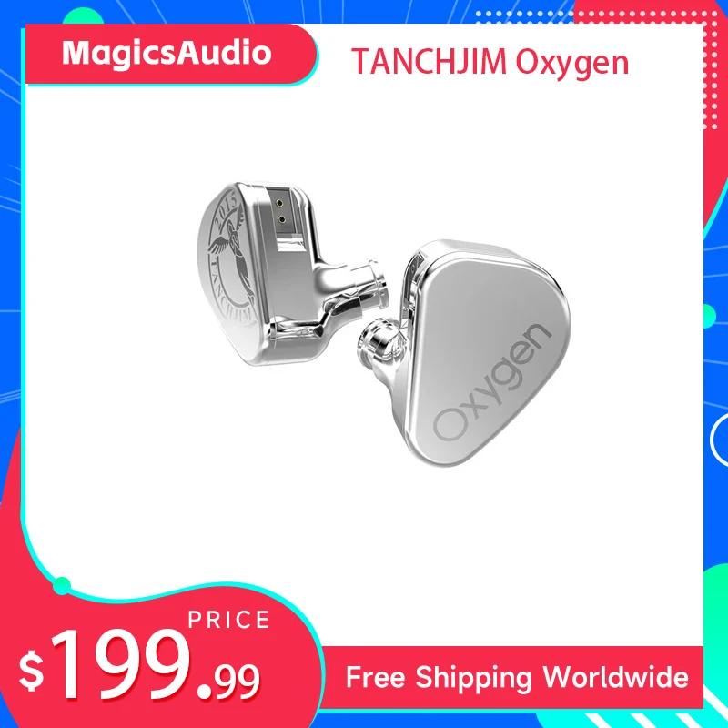 

TANCHJIM Oxygen Dynamic 3.5mm Line Type In-ear HiFi Earphones