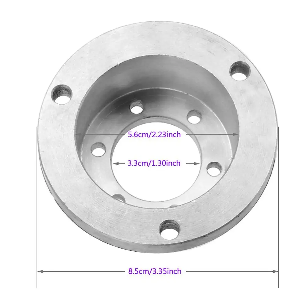 Rear Hub Adapter Sprocket 44T for Gas Motorized Bicycle Wheel 2 Stroke Engine Kit Bicycle Hub Adapter Sprocket