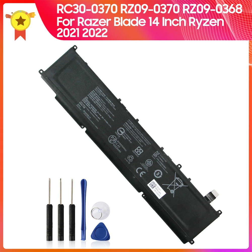 Batteria Di Ricambio Rc30-0370 Rz09-0370 Rz09-0368 Per Razer Blade 14 Pollici Ryzen 2021 2022