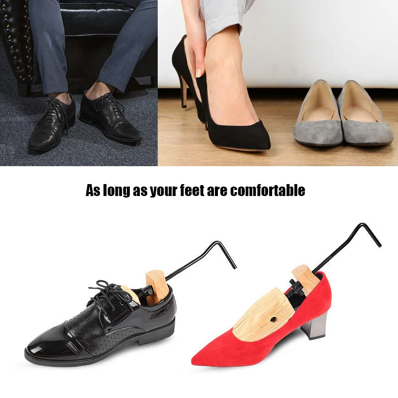 Shoe Stretcher 1/2Pcs Women and Men's Shoe Widener-Wooden Expander for Wide Feet Bunions or Calluses Wooden Stretcher shoe stretcher