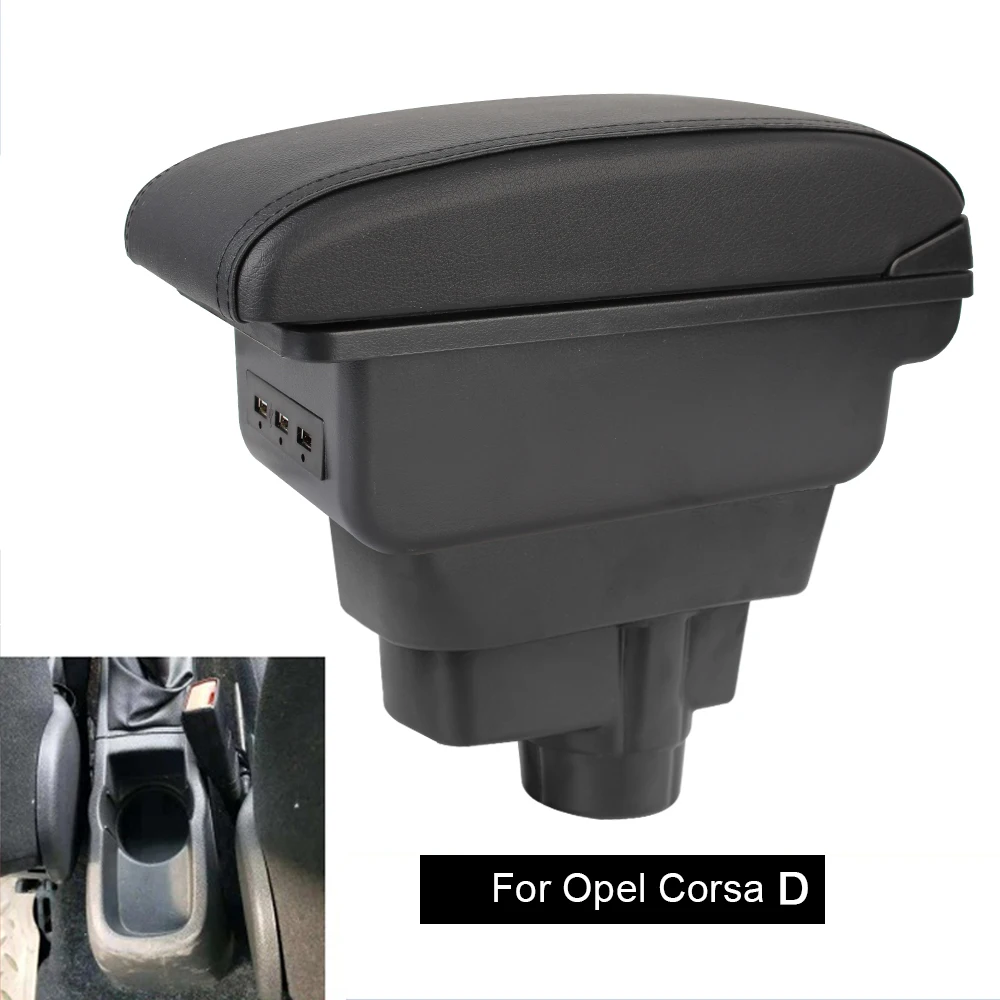 

Storage Box Car Accessories Retrofit Parts Car Armrest Backrest Interior Parts For Opel Corsa D Armrest Box Arm Rest Box