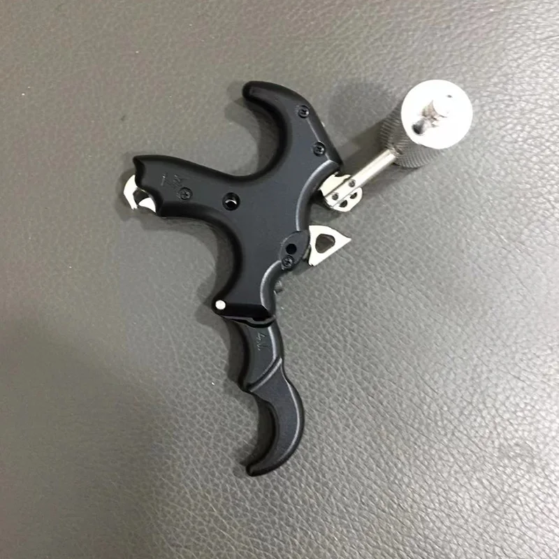 Description Picture 4 of item1pcs 3/4 Finger Release Assist Grip Caliper Thumb Gear Stainless Steel Compound Bow Shooting Tool