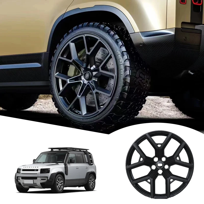 

Luxury Forged Black 22 inch Monoblock Rims Multi Spoke Alloy Polish Car Wheels for land rover defender