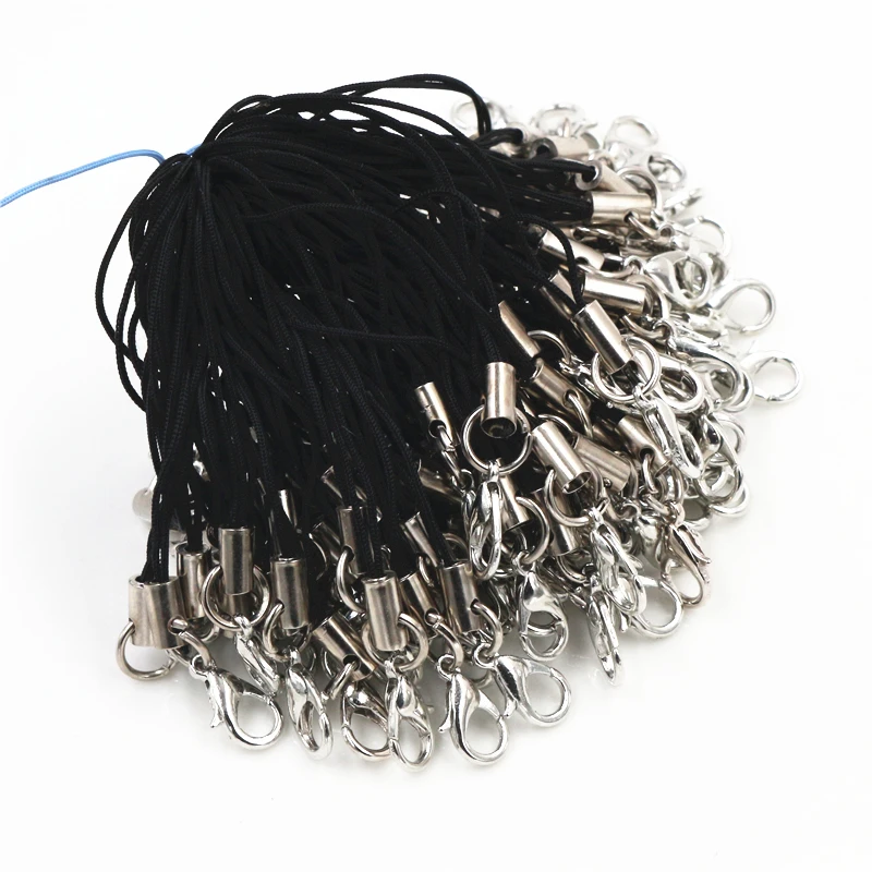 100-Piece Lanyard Strap with Lobster Clasp for Keychains and Bag Accessories