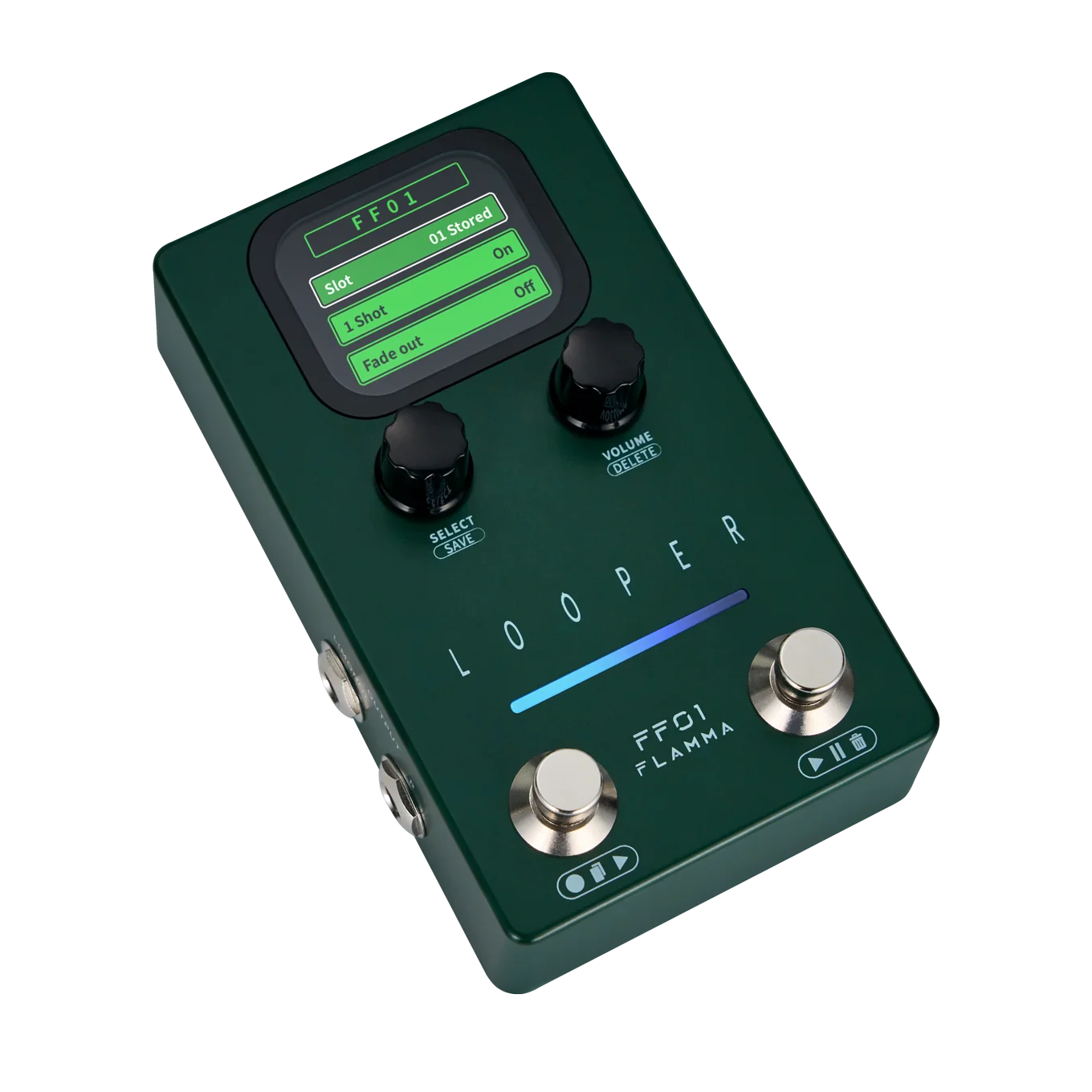Flamma FF01 Dual Footswitch Stereo Looper Pedal 40 Storage