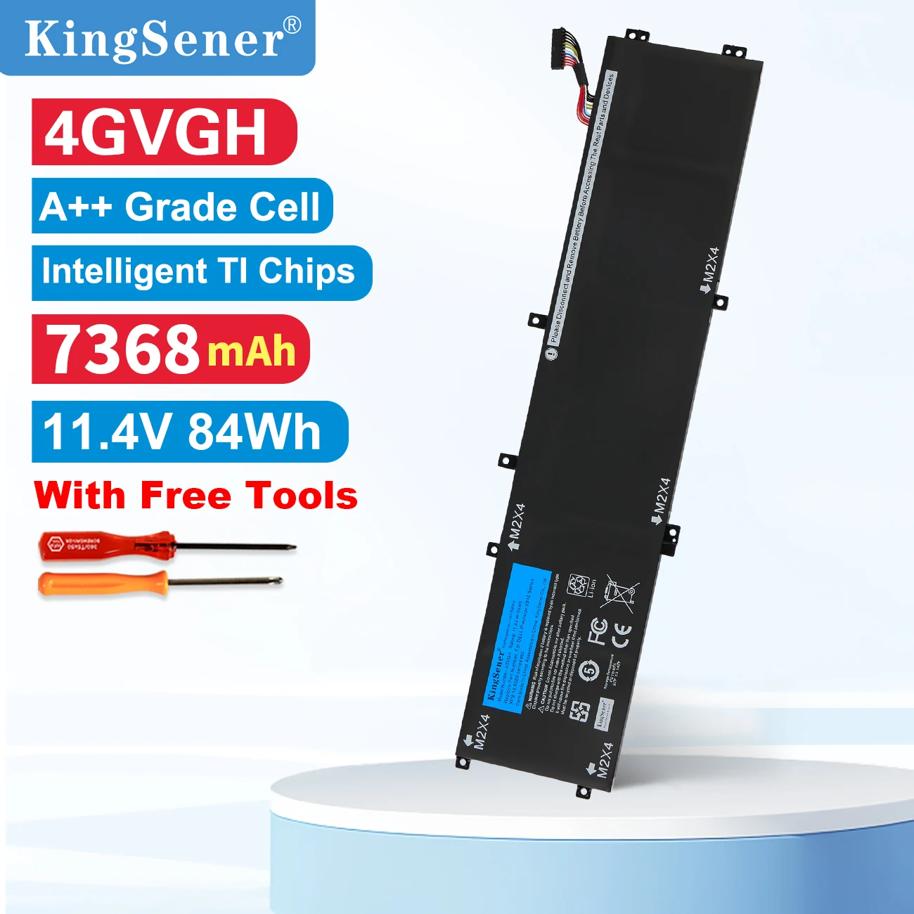 Kingsener-bateria do Portátil para Dell 4gvgh Dell Xps 15 9550 Precision 5510 Series M7r96 62mjv Ferramentas Gratuitas Rrcgw
