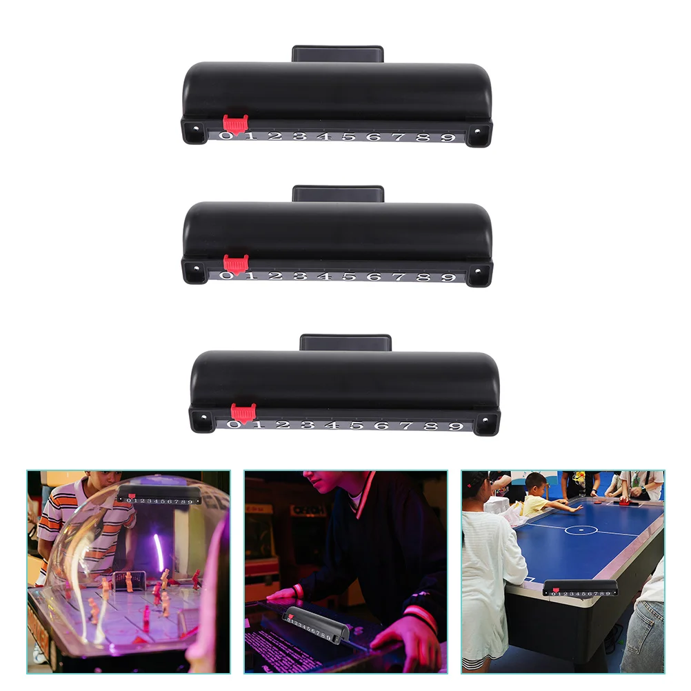 

3 Pcs Scoring Air Hockey Replacement Parts Tabletop Score Keeper Aldult